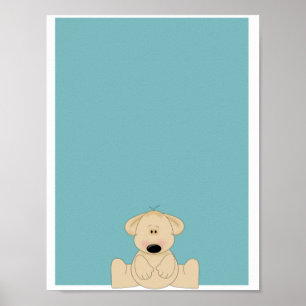 Niedliches Teddy-Bärenposter Poster