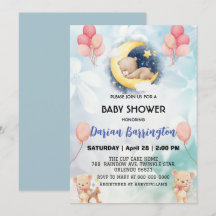niedliches Teddy Bear Blume Ballon Babydusche Part
