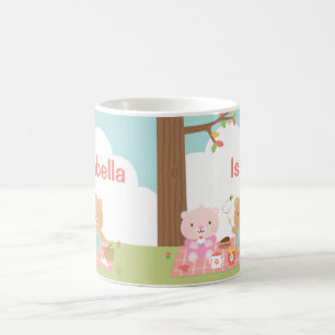 Niedliches Teddy Bear Picnic Party Außenbereich f Kaffeetasse