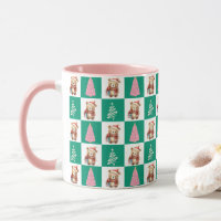 Niedliches Teddy Bear Santa Merry Weihnachtsbaum P