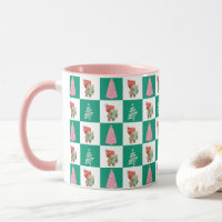 Niedliches Teddy Bear Santa Merry Weihnachtsbaum P