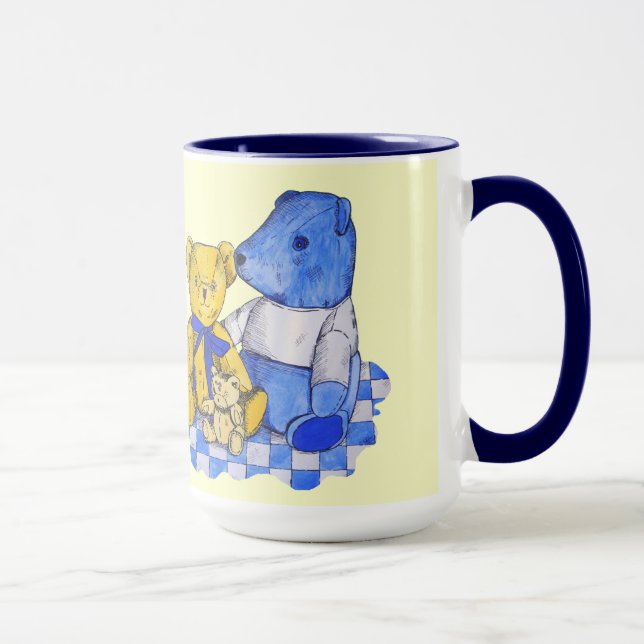 niedliches Teddybärbild Tasse (Rechts)