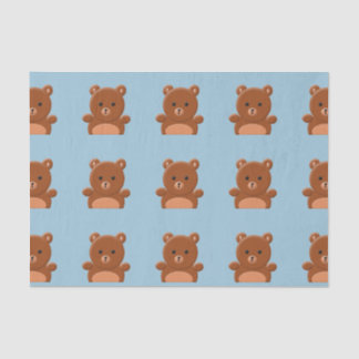 Niedliches Teddybärn-Seidenpapier Seidenpapier