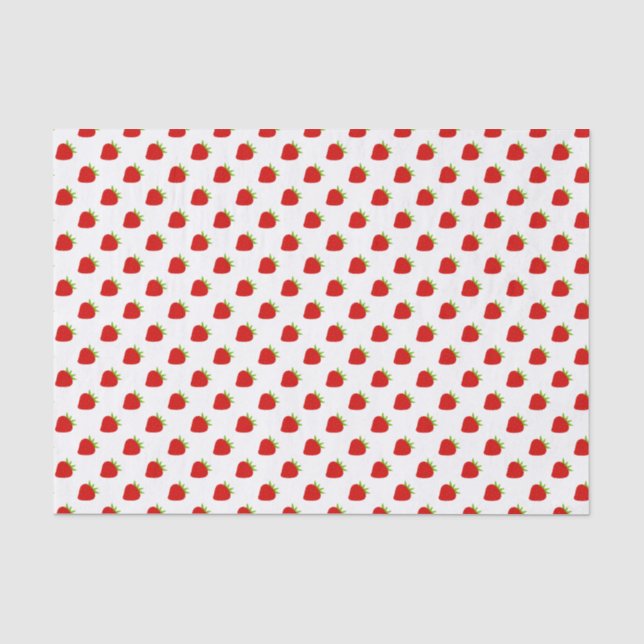 Niedliches Teppichpapier für Erdbeeren Seidenpapier (Vorderseite)
