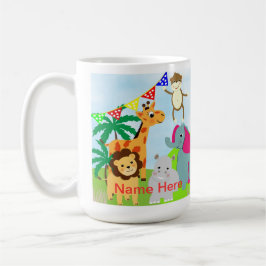 Niedliches Thema "Jungtiere" Kaffeetasse