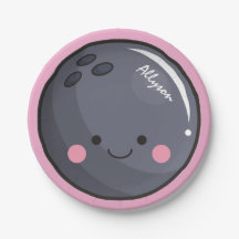 Niedliches Thema Kawaii Bowling Ball Personalisier