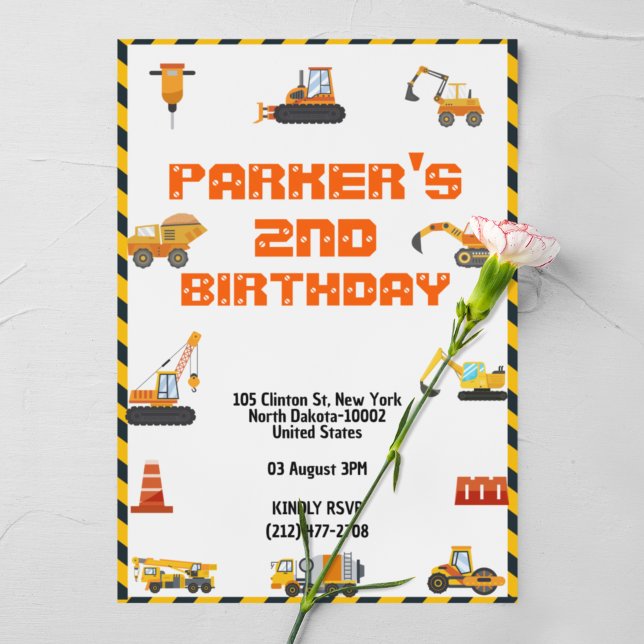 Niedliches Thema Kindergeburtstag Party Invit Einladung (Von Creator hochgeladen)