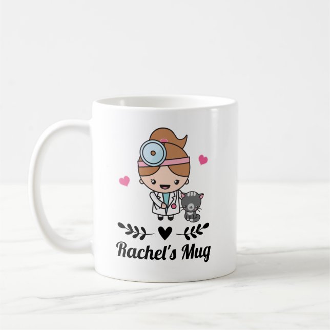 Niedliches Tiergeschenk Kaffeetasse (Links)
