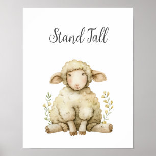 Niedliches Tierschaf große Kinderzimmer Kinderzimm Poster