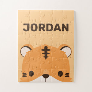 Niedliches Tiger mit Personalisiertem Namen