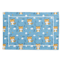 Niedliches Tigermuster Pillowcase für Kleinkinder