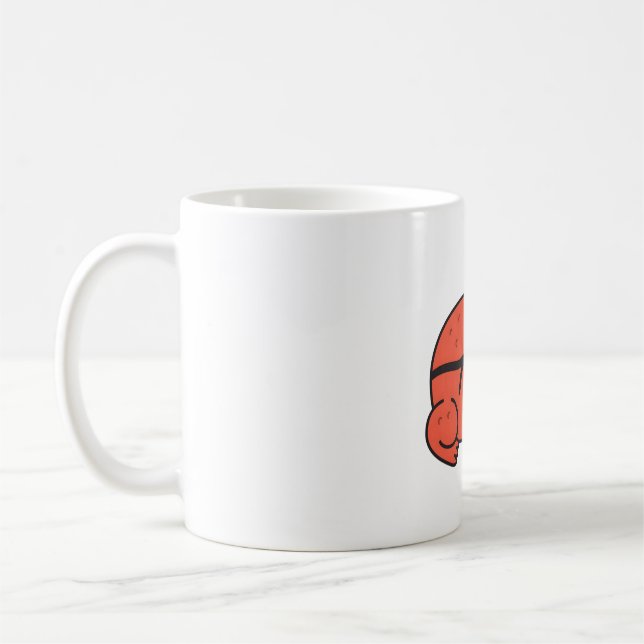 Niedliches Tomato Frog Doodle Kaffeetasse (Links)