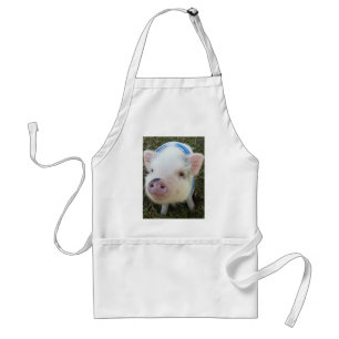 Niedliches Topf-Bauch-Schwein Schürze