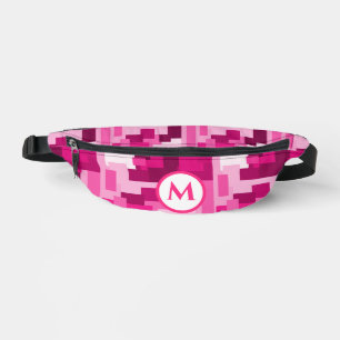 Niedliches trendy Hot Pink Digital Camouflage Must Bauchtasche
