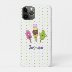 Niedliches Trio aus Cartoon-Eis Case-Mate iPhone Hülle