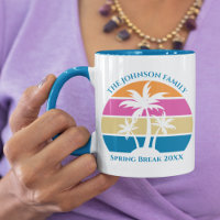 Niedliches Tropical Sunset Palm Tree Custom Beach