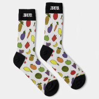 Niedliches tropisches Obst Veggie Muster Personali