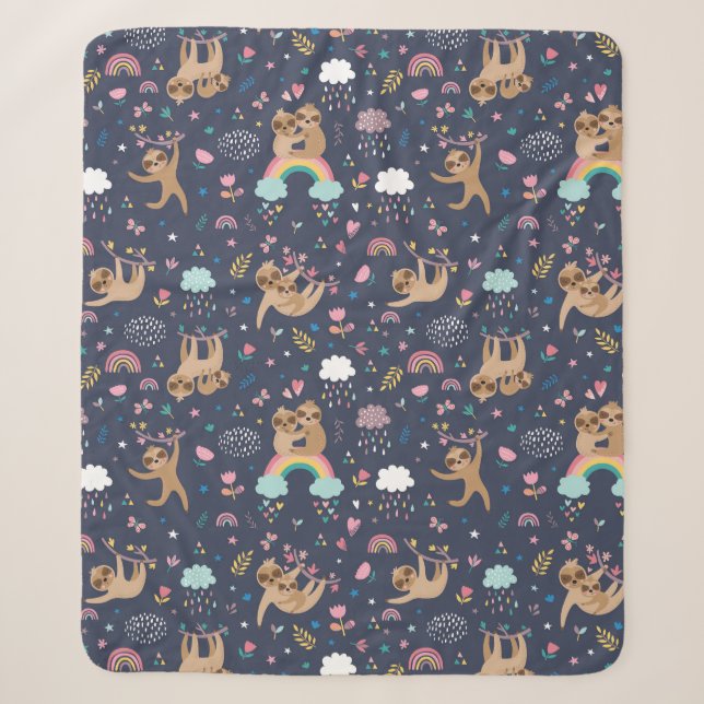Niedliches tropisches Weihnachtssherpa Blanket Sherpadecke (Vorderseite)