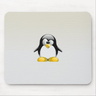 Niedliches Tux-Grau Mousepad