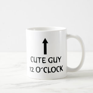 niedliches Typ 12 o´clock Kaffeetasse