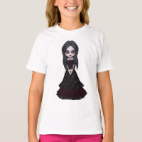 Niedliches u. Creepy kleines Goth Mädchen