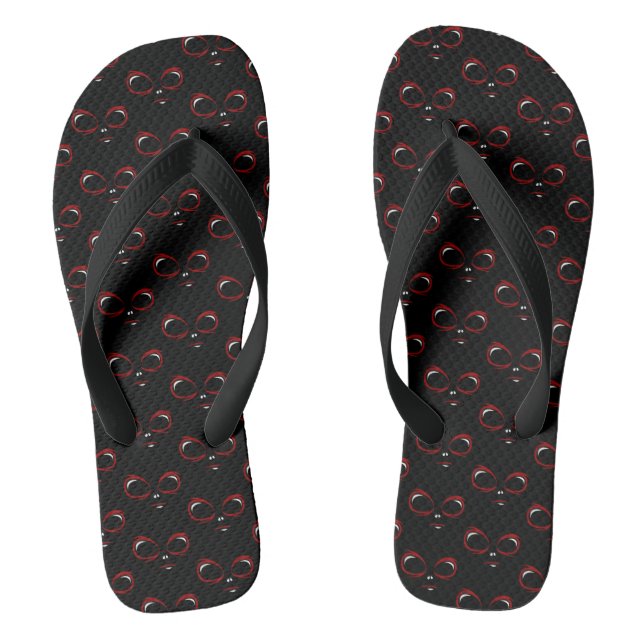 Niedliches Ufoface Monster Flip Flops (Fußbett)