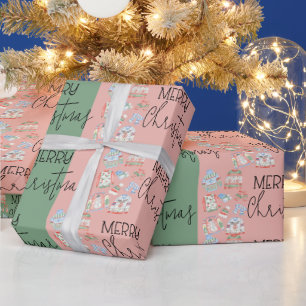 Niedliches Ugly Sweater Frohe Weihnachtsgeschenk Geschenkpapier