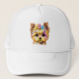 Niedliches und Adorable Baby Yorkie Truckerkappe