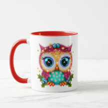 Niedliches und Adorable Kawaii Baby Owl