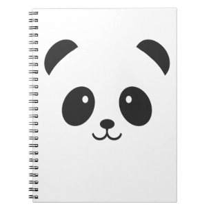 Niedliches und Cuddly Panda-Notizbuch Notizblock
