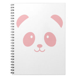 Niedliches und Cuddly rosa Panda-Notizbuch Notizblock