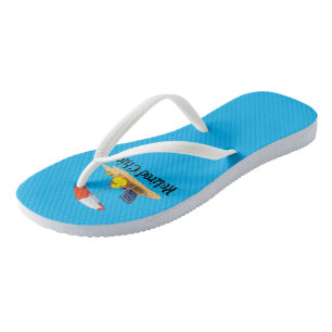 Niedliches und farbenfrohes Design Flip Flops