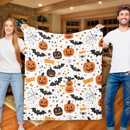 Niedliches und gemütliches Halloween Fleecedecke