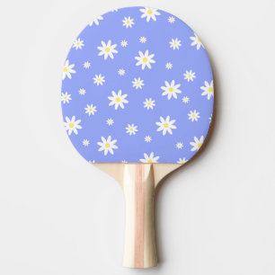 Niedliches und girly Pastellmuster des blauen und Tischtennis Schläger
