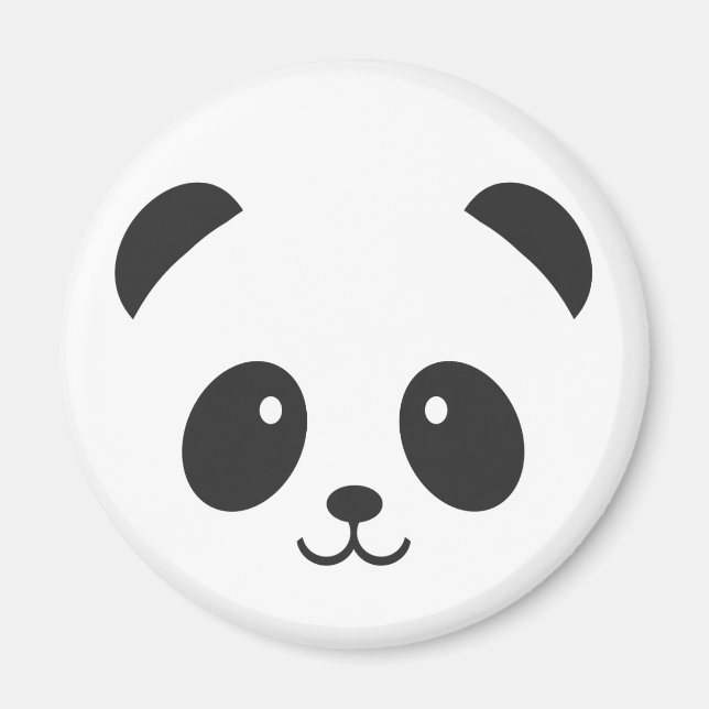 Niedliches und kuscheliges Panda Magnet (Vorne)