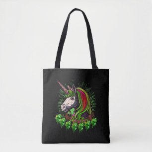 Niedliches und lustiges St Patrick's Day Einhornde Tasche
