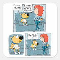 Niedliches und lustiges Stressed-Out-Dog-Poster