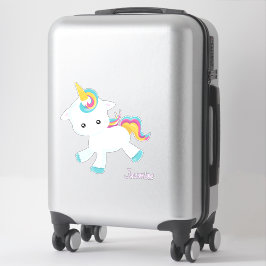 Niedliches und magisches Einhorn Aufkleber