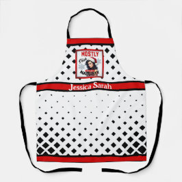 Niedliches und manchmal undurchsichtiges Retro Chr Schürze