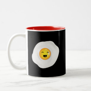 Niedliches und sonniges feines Frühstücksbuffet Zweifarbige Tasse