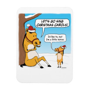 Niedliches und sonniges Weihnachtsfest Magnet