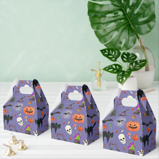 Niedliches und spöttisches Halloween Geschenkschachtel (Zahlreiche)