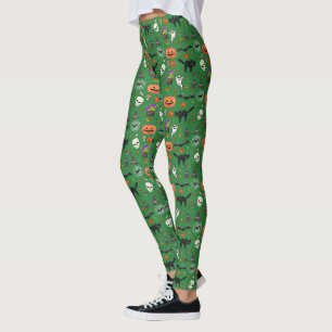 Niedliches und spöttisches Halloween Leggings