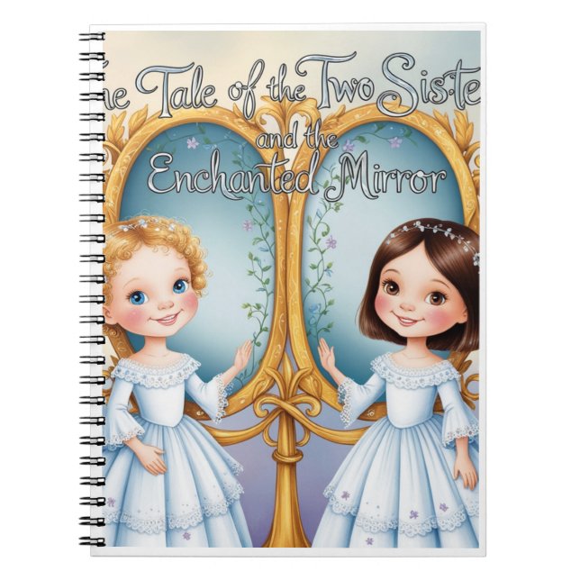 Niedliches und stilvolles Spiral-Notebook für Mädc Notizblock (Vorderseite)
