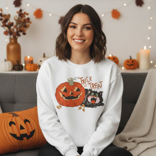 Niedliches und trendy Vintages Retro Halloween Sweatshirt
