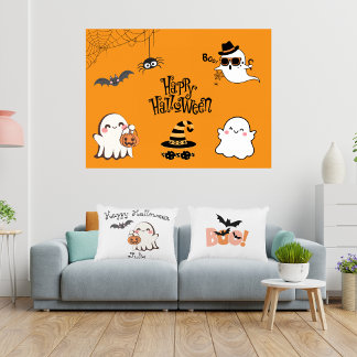 Niedliches und unangenehmes Halloween Akzent Kisse Dekokissen