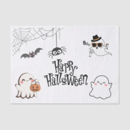 Niedliches und undurchsichtiges Halloweenfachpapie Seidenpapier