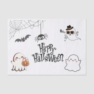 Niedliches und undurchsichtiges Halloweenfachpapie Seidenpapier