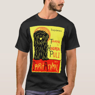 Niedliches ungarisches Puli Dog Art Puli Geschenk T-Shirt