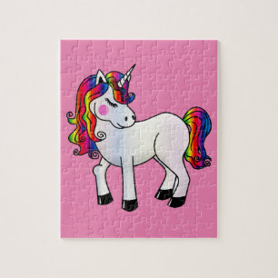 NIEDLICHES UNICORN 8X10 JIGSAW-Puzzle